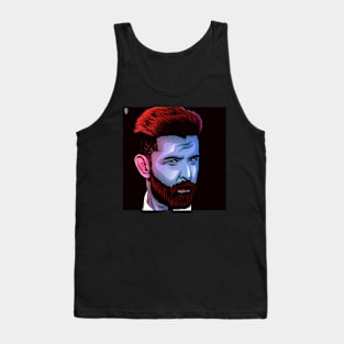 Hrithik Roshan bad guy face shade design. Tank Top